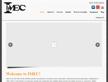 Tablet Screenshot of imecmonett.com